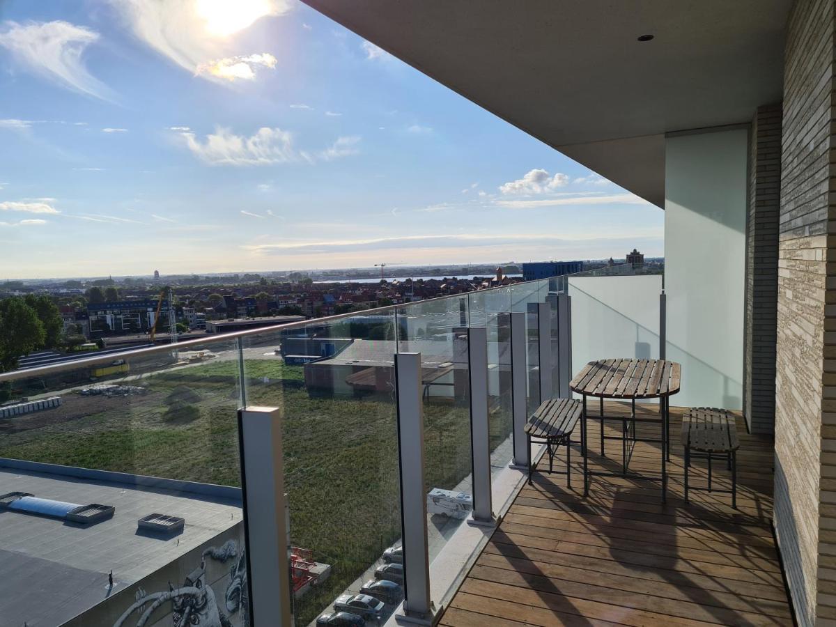 Central Park Tower Sea View Residence With Pool And Gym Ostende Exterior foto