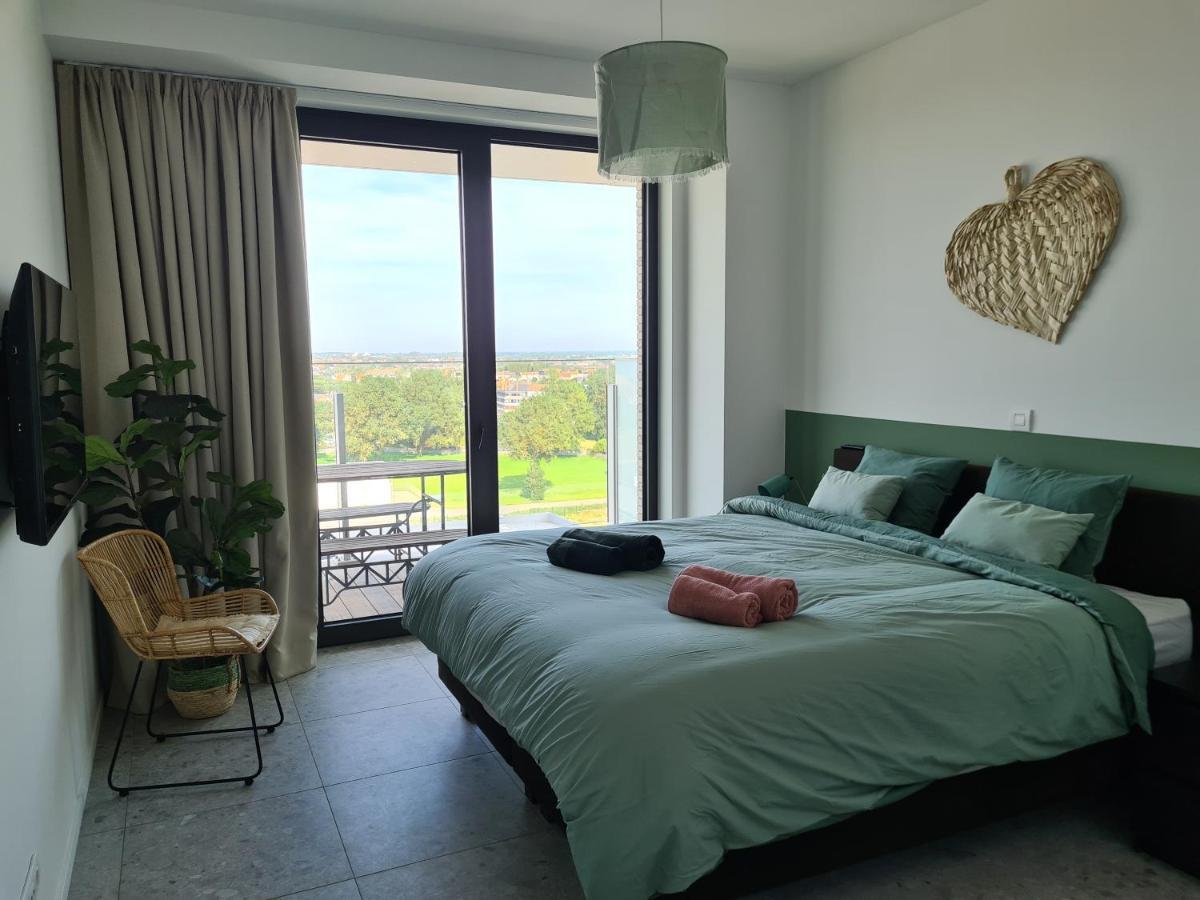 Central Park Tower Sea View Residence With Pool And Gym Ostende Exterior foto