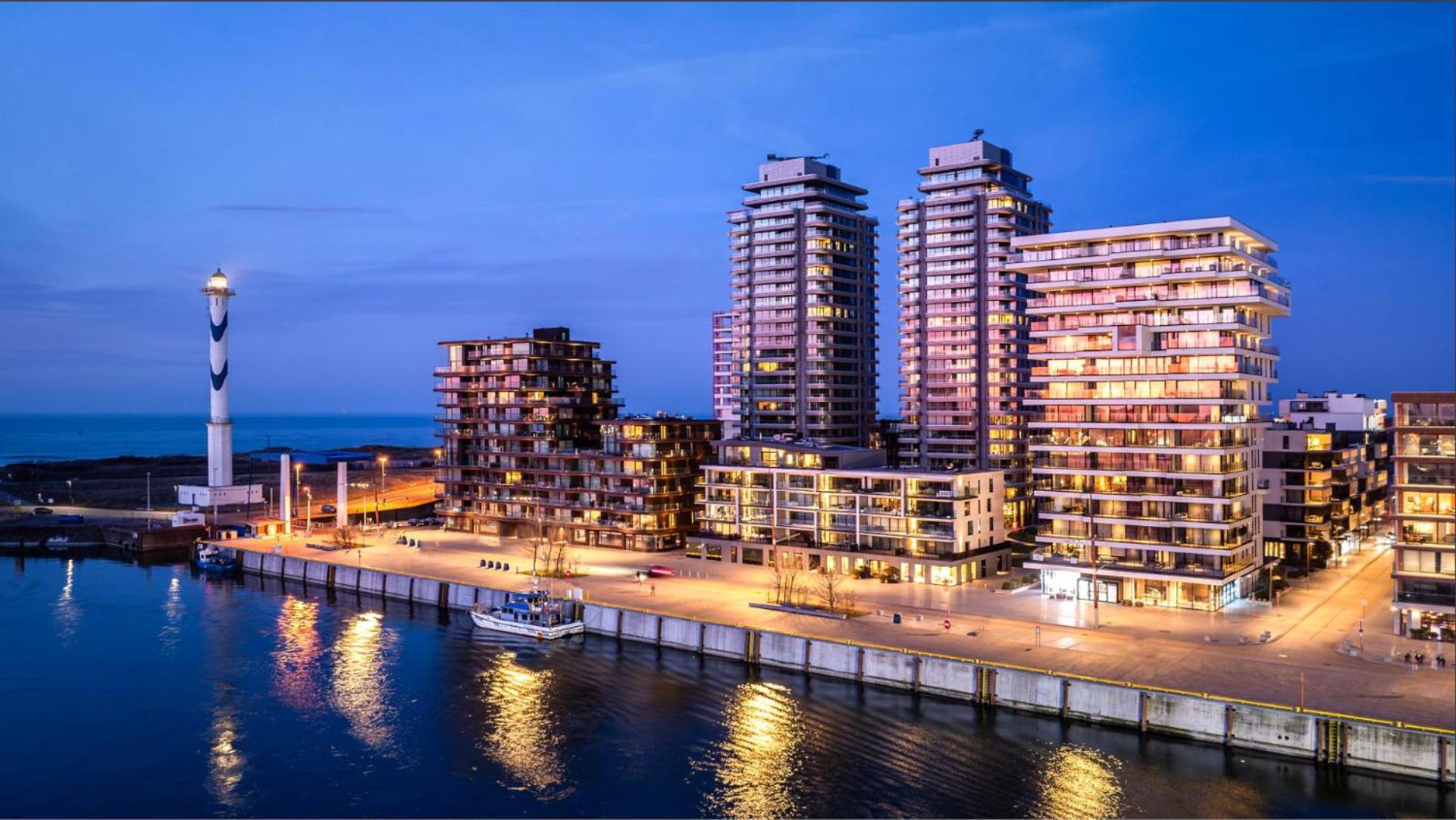 Central Park Tower Sea View Residence With Pool And Gym Ostende Exterior foto